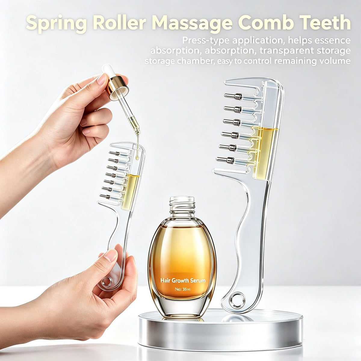 Massage Comb – Scalp Care & Hair Serum Applicator