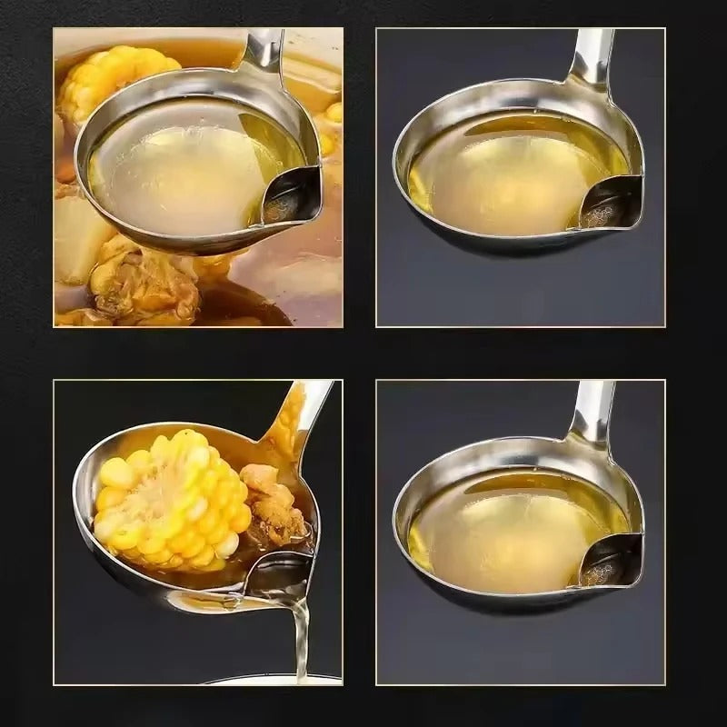 Premium Stainless Steel Oil Separation Spoon