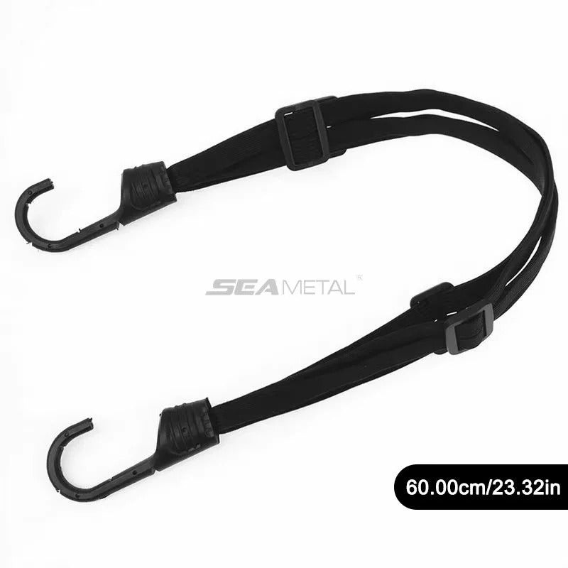 Adjustable Motorcycle Cargo Bungee Net with Hooks