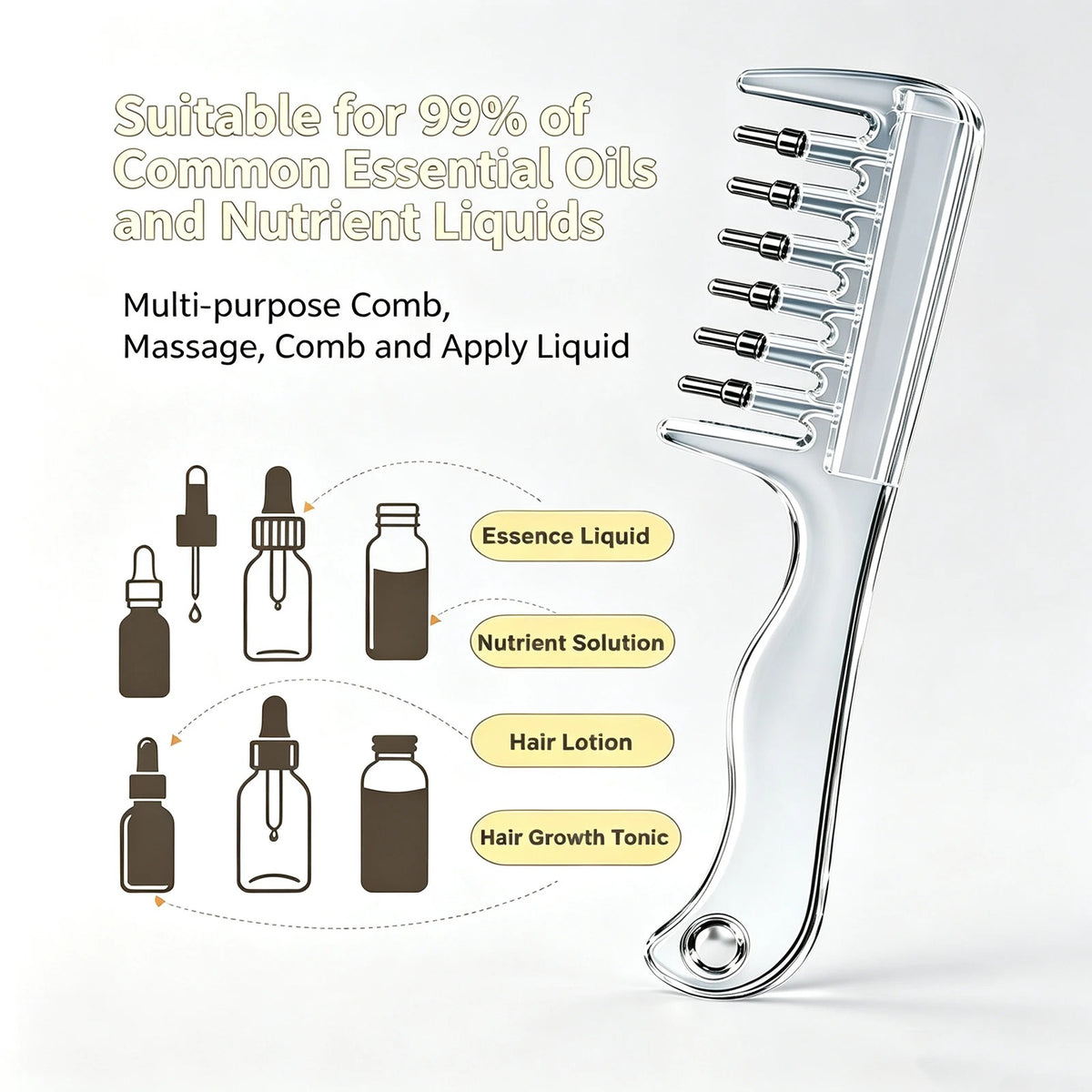 Massage Comb – Scalp Care & Hair Serum Applicator