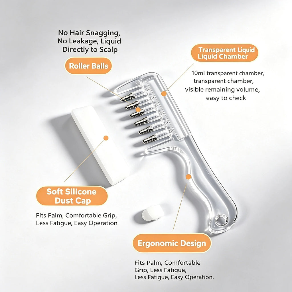 Massage Comb – Scalp Care & Hair Serum Applicator