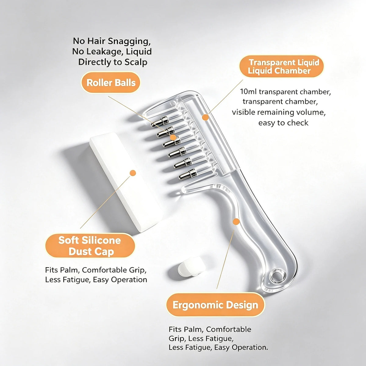 Massage Comb – Scalp Care & Hair Serum Applicator